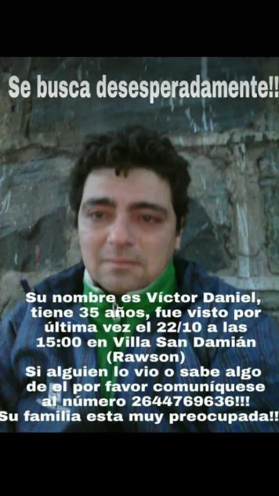 Con angustia y desesperación, buscan a un hombre que se fue de su casa y no aparece