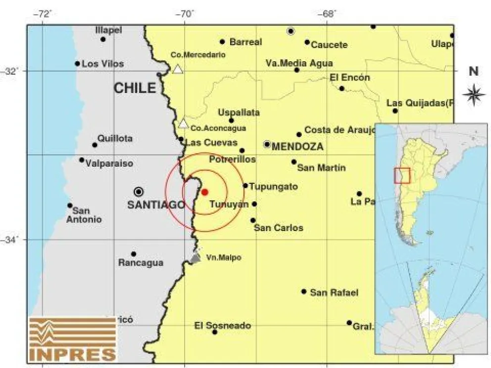 Movidito, movidito: Tembló en Mendoza y se sintió en San Juan