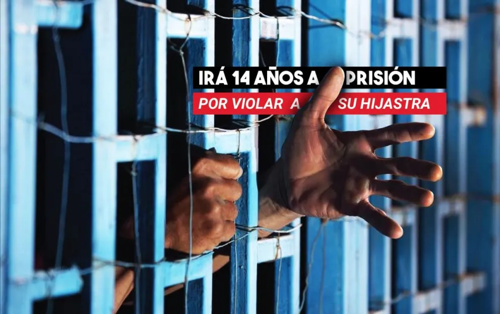 Irá 14 años a prisión por violar a su hijastra