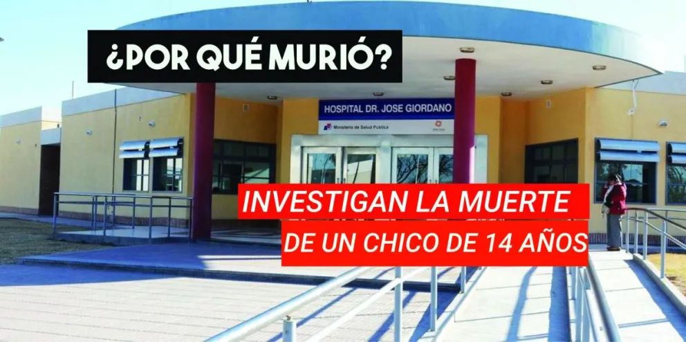 Investigan la muerte de un joven de 14 años