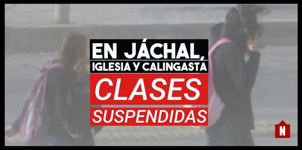 Iglesia, Calingasta y Jáchal, sin clases en el turno tarde