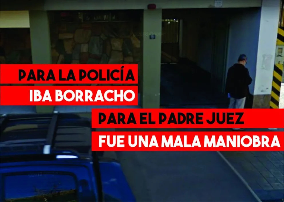 Para la Policía, iba borracho; para el padre juez, fue una mala maniobra