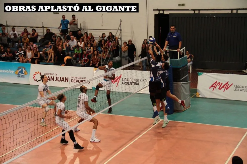 Obras arrancó la Liga derrotando a Gigantes en tie break