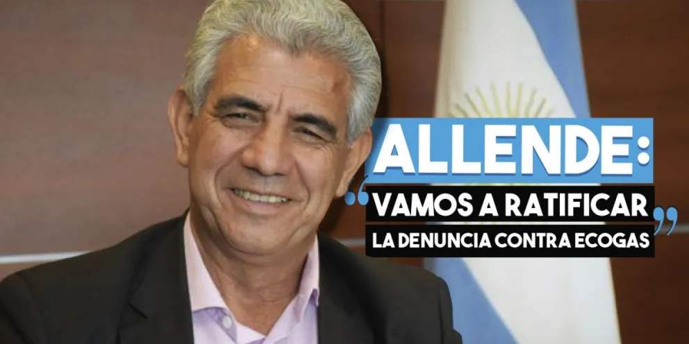 Allende: "vamos a ratificar la denuncia contra ECOGAS"
