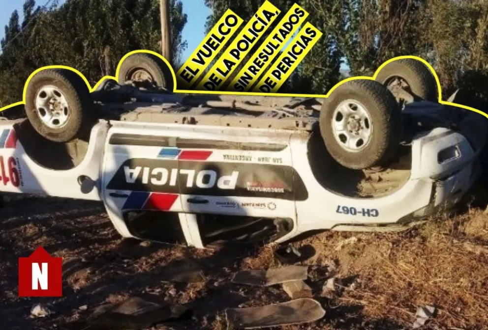 El vuelco de la policía, sin resultados de pericias
