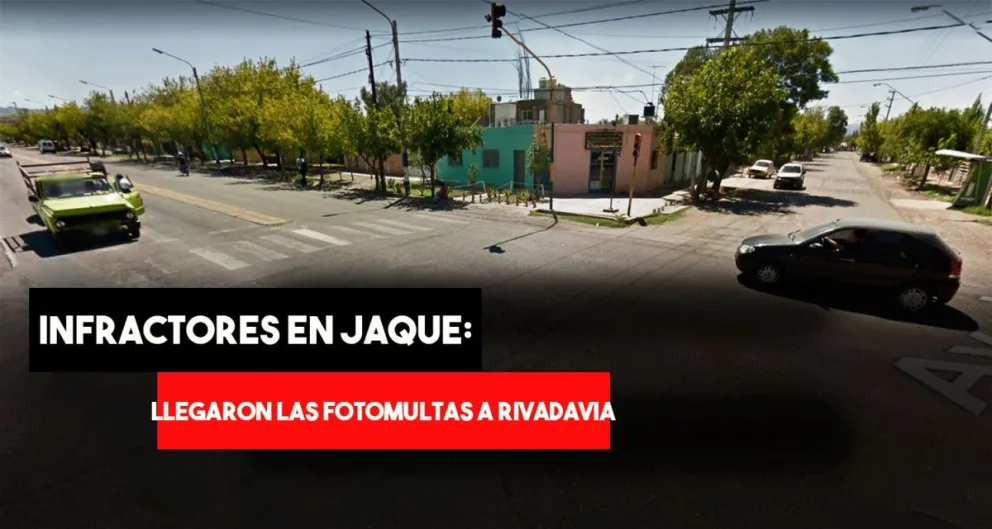 Infractores en jaque: Rivadavia instaló fotomultas