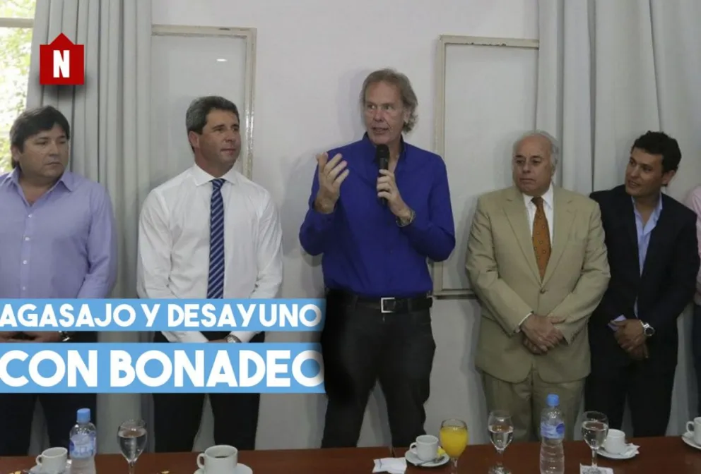 Agasajo, reconocimiento y desayuno con Bonadeo