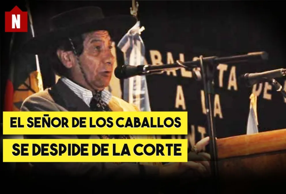 El señor de los caballos se despide de la Corte