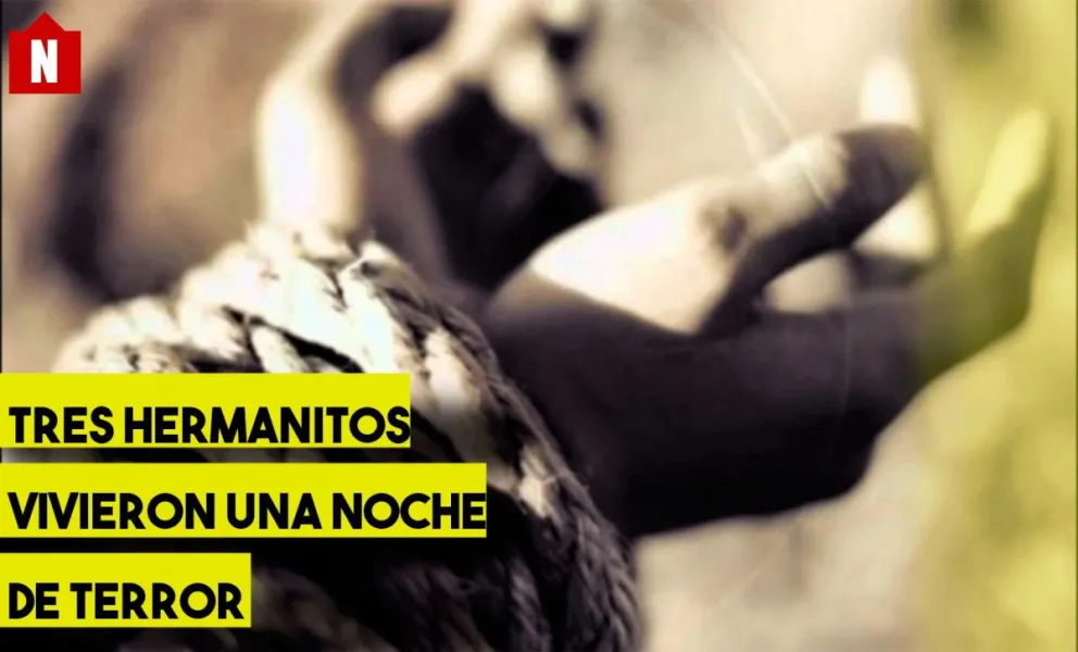 Dejaron maniatados a tres hermanos para robar en una casa