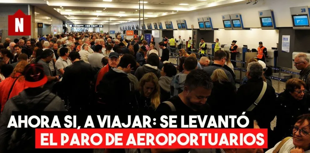 Se levantó el paro de trabajadores aeroportuarios en todo el país