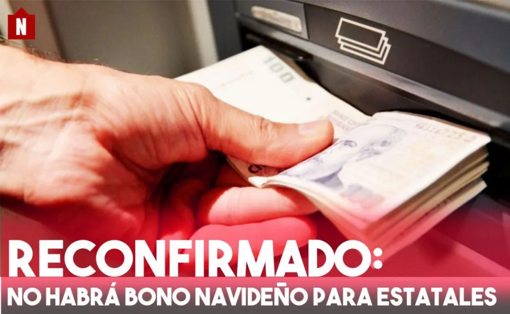 Reconfirmaron que no habrá bono navideño para estatales