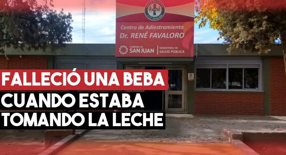 Falleció una beba cuando estaba tomando la leche
