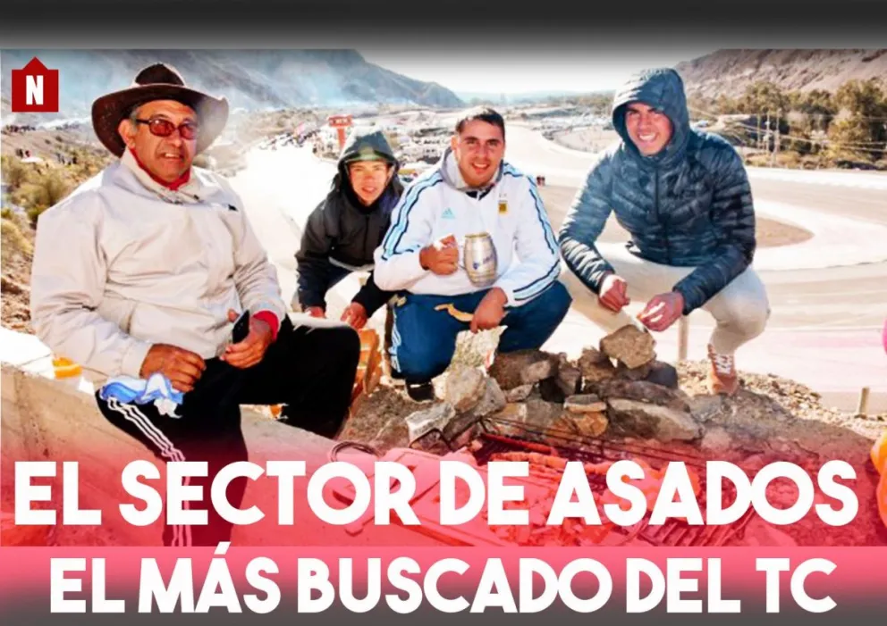 El sector de asados, las entradas más buscadas del TC