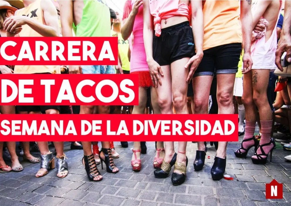 Carrera de tacos en la semana de la diversidad sexual