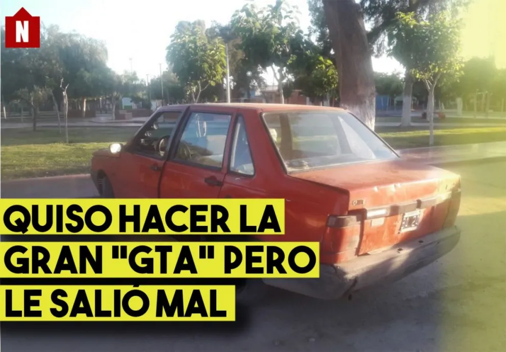 Quiso robarse un auto pero le salió mal la jugada