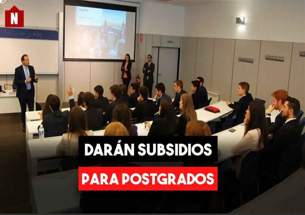 Ofrecen financiación en postgrados para profesionales