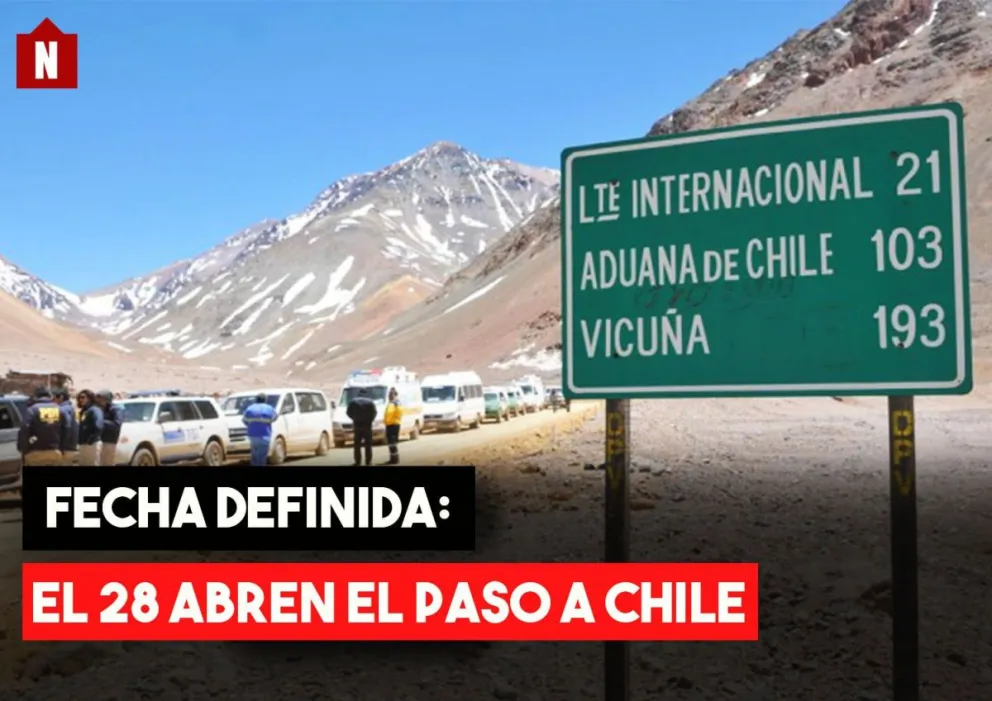Ya está la fecha: abren el paso de Agua Negra