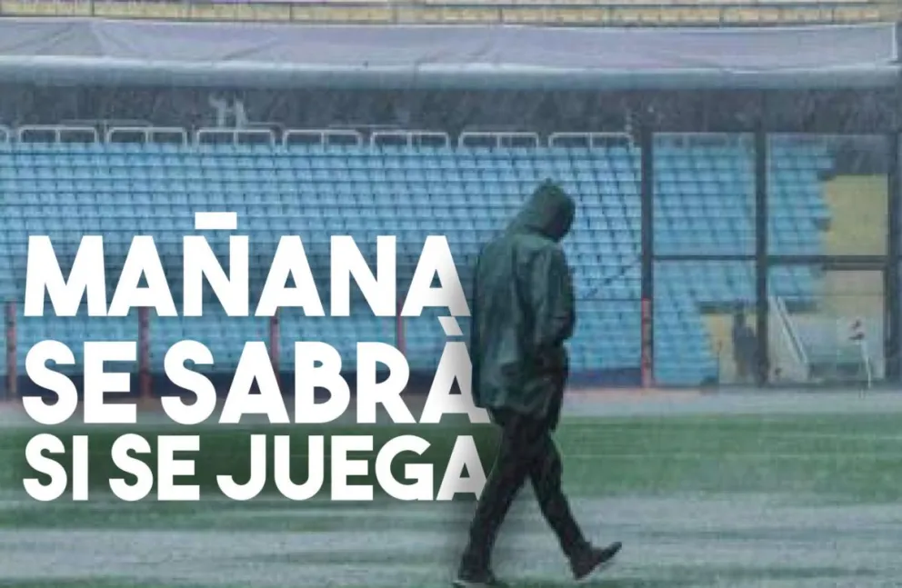 Mañana definirán si se juega