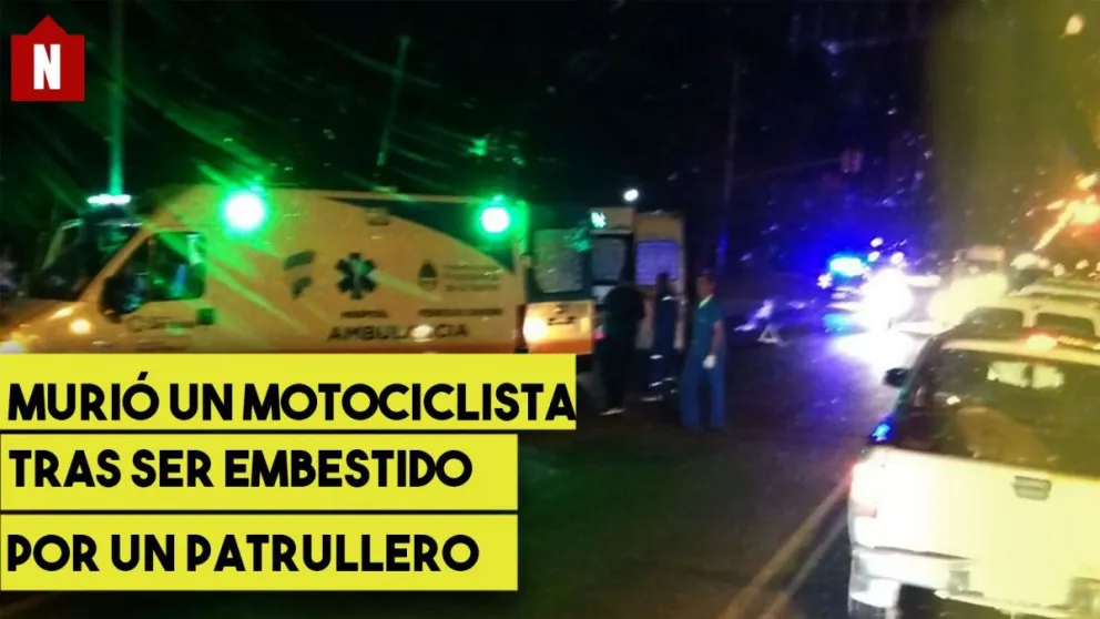 Otra vez: policías al volante atropellaron y mataron a un motociclista