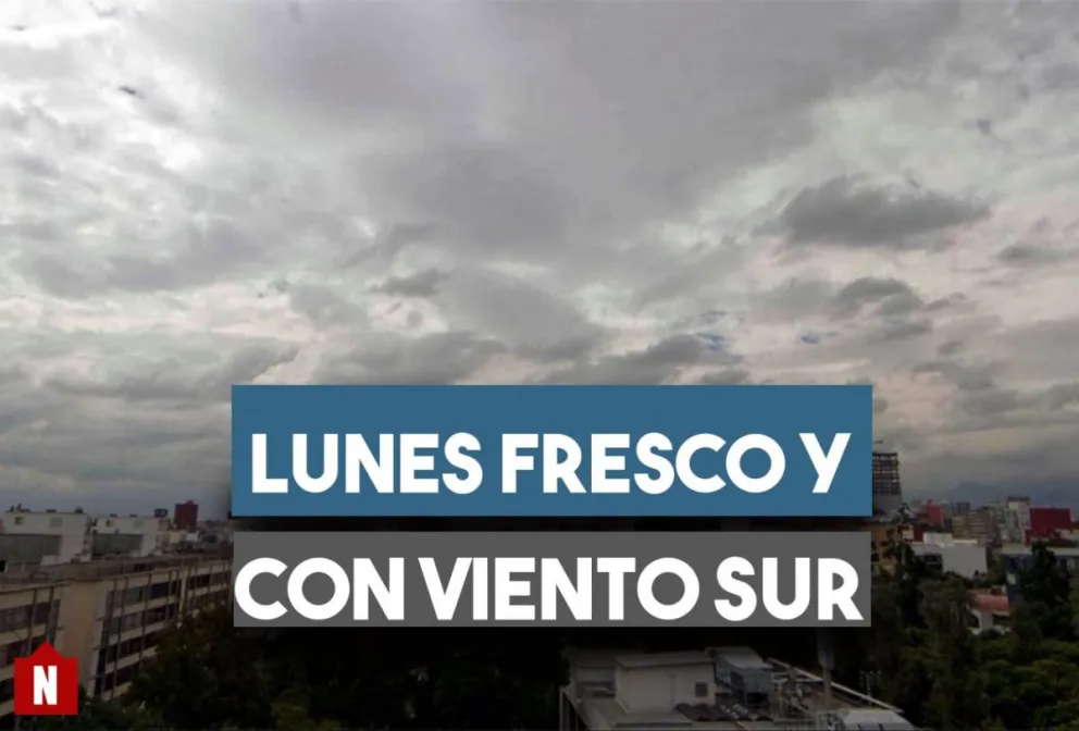 La semana comienza fresca y con viento Sur