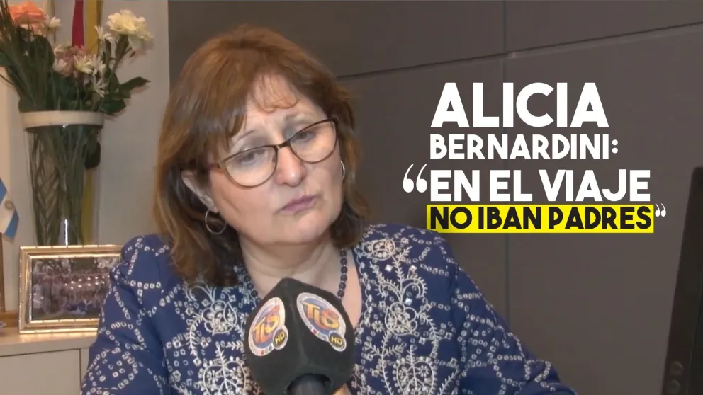 Alicia Bernardini: "En el viaje no iban padres"