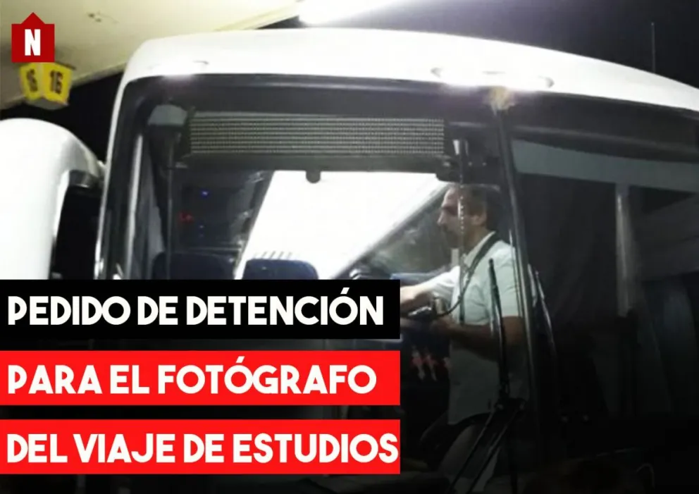 Pidieron la detención del fótógrafo del viaje de estudios