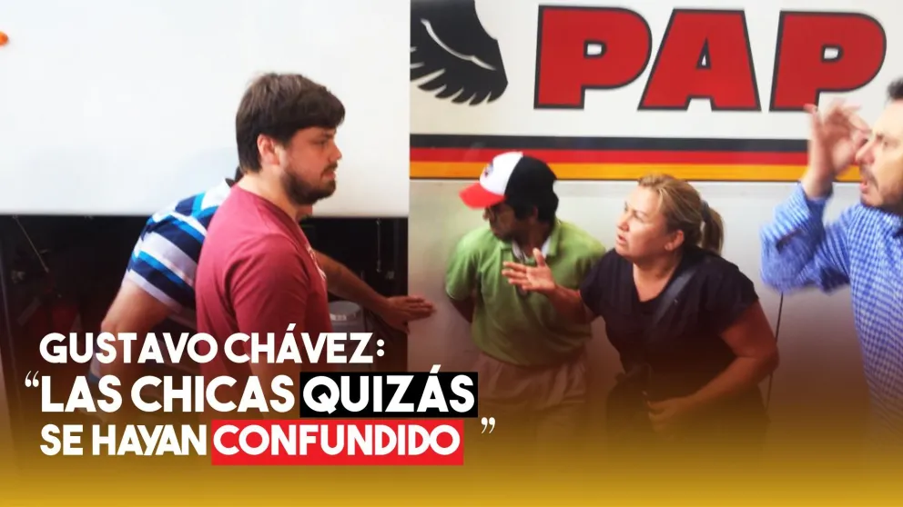 Gustavo Chávez: "las chicas quizás se hayan confundido"