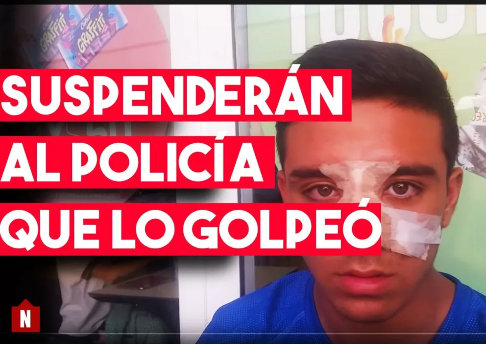 Suspenderán al policía que golpeó a un chico en Las Chacritas