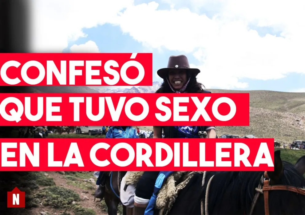 Una actriz confesó que hizo el amor durante el Cruce de los Andes
