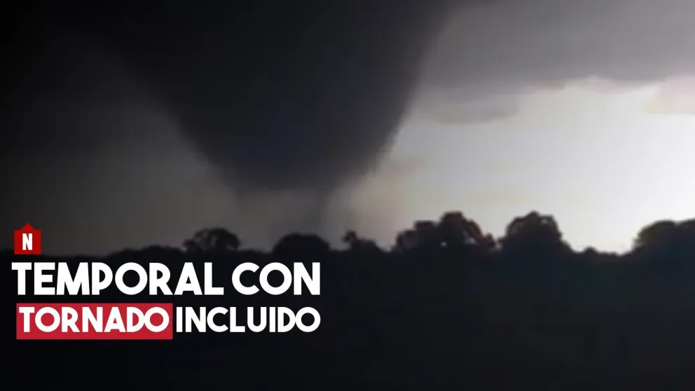Un terrible tornado generó pánico en Santa Fe