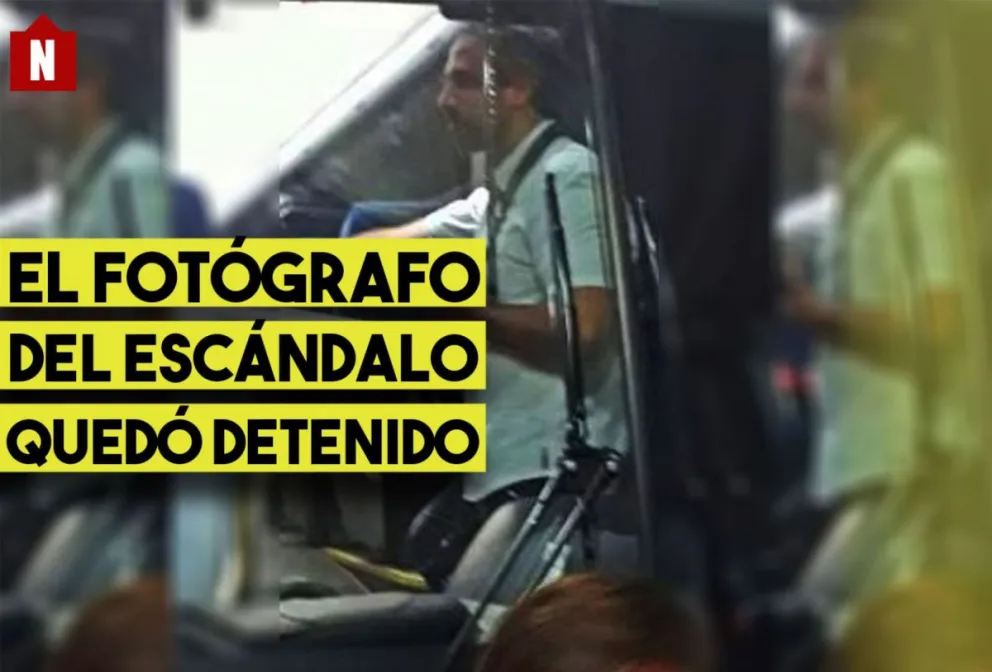 El fotógrafo del escándalo se presentó y quedó detenido