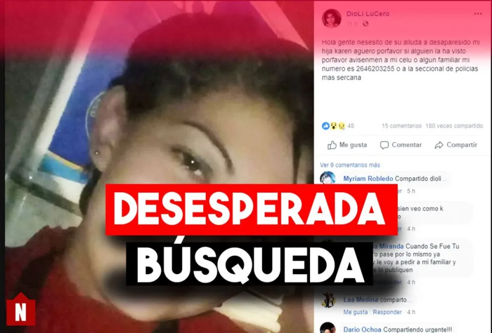 Buscan a una joven con retraso madurativo