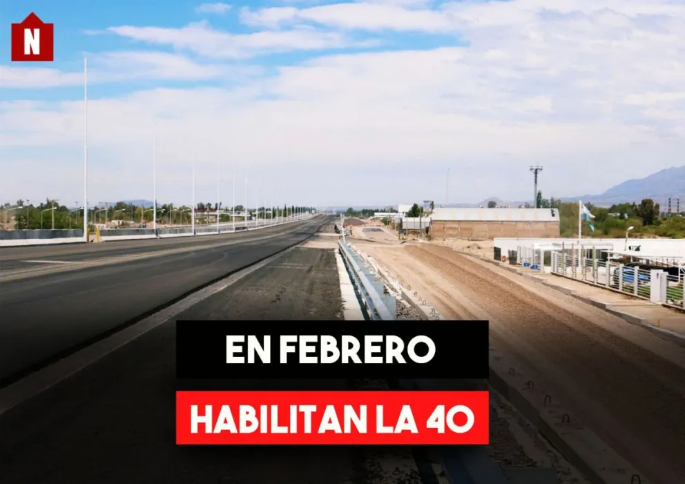 En febrero se habilita la 40