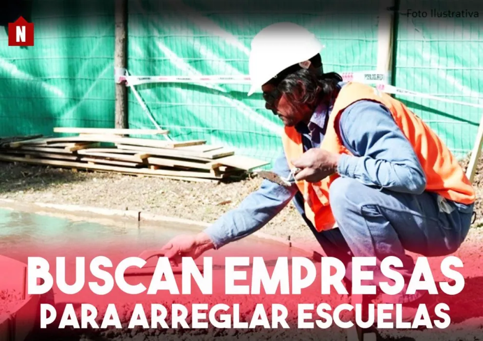Convocan a empresas para el mantenimiento de escuelas