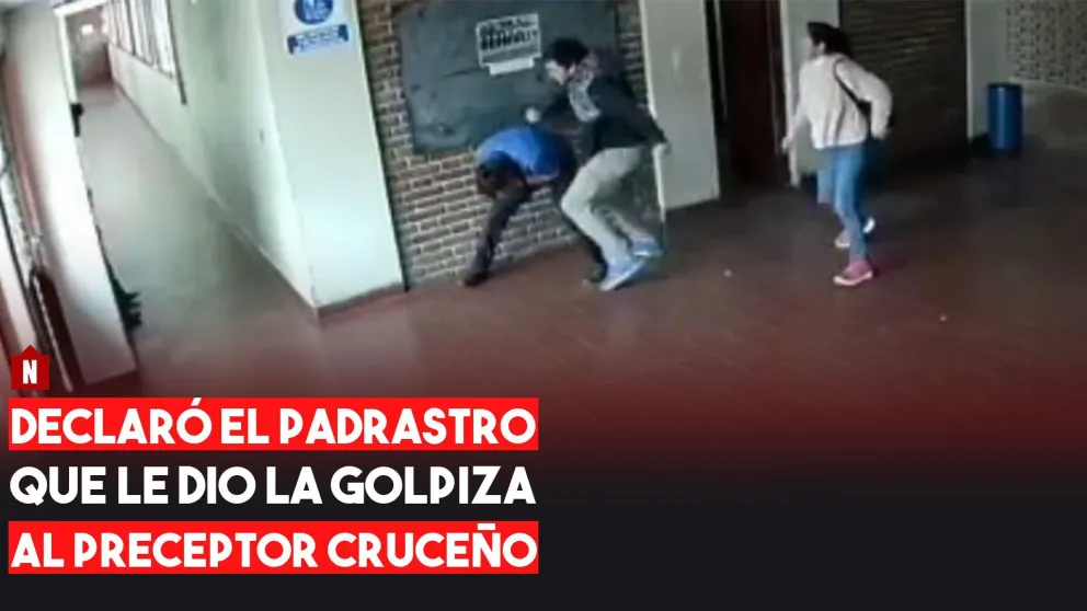 Declaró el padrastro que le dio una paliza al preceptor
