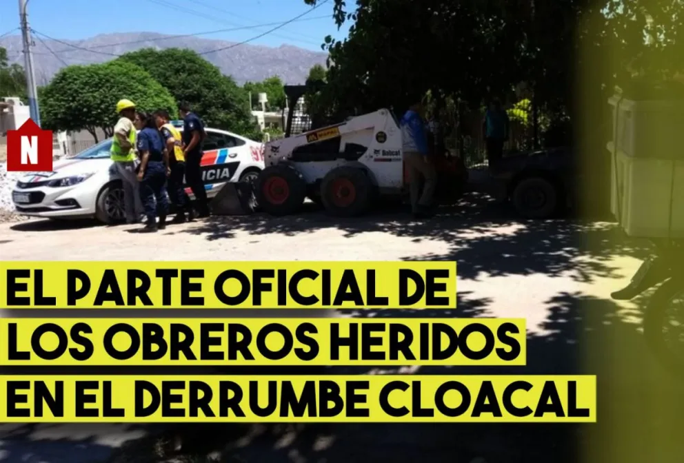 Los obreros heridos en el derrumbe en Pocito están en perfecto estado