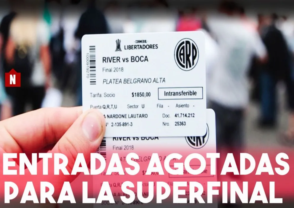 Se agotaron las entradas para el partido de vuelta de la Superfinal
