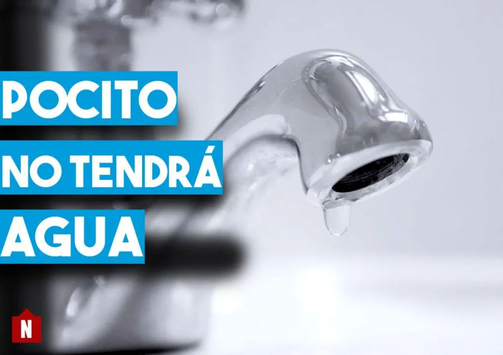 Atención Pocito: mañana habrá un corte de agua