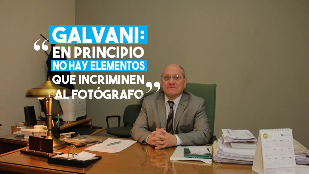 Galvani: "en principio no hay elementos que incriminen al fotógrafo"