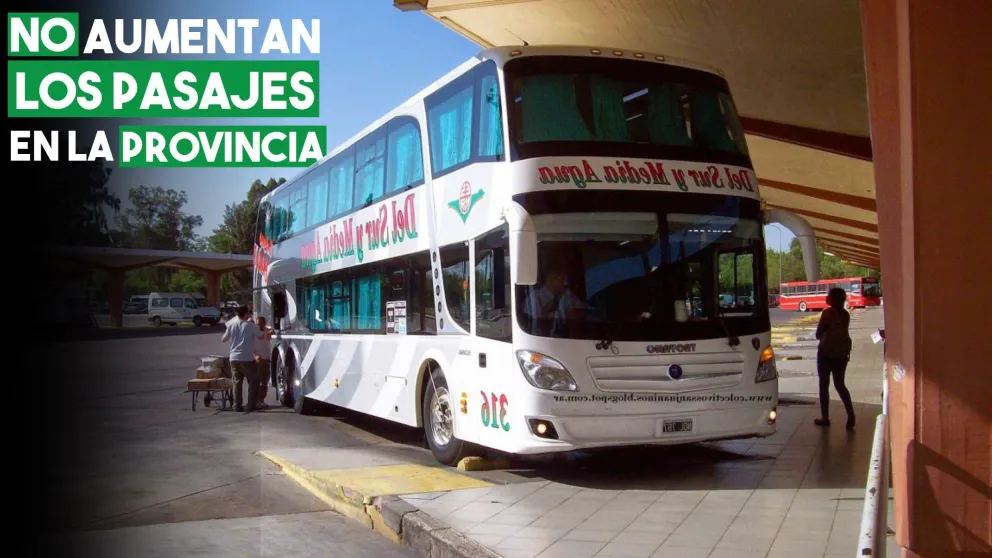 No aumentan los pasajes en la provincia