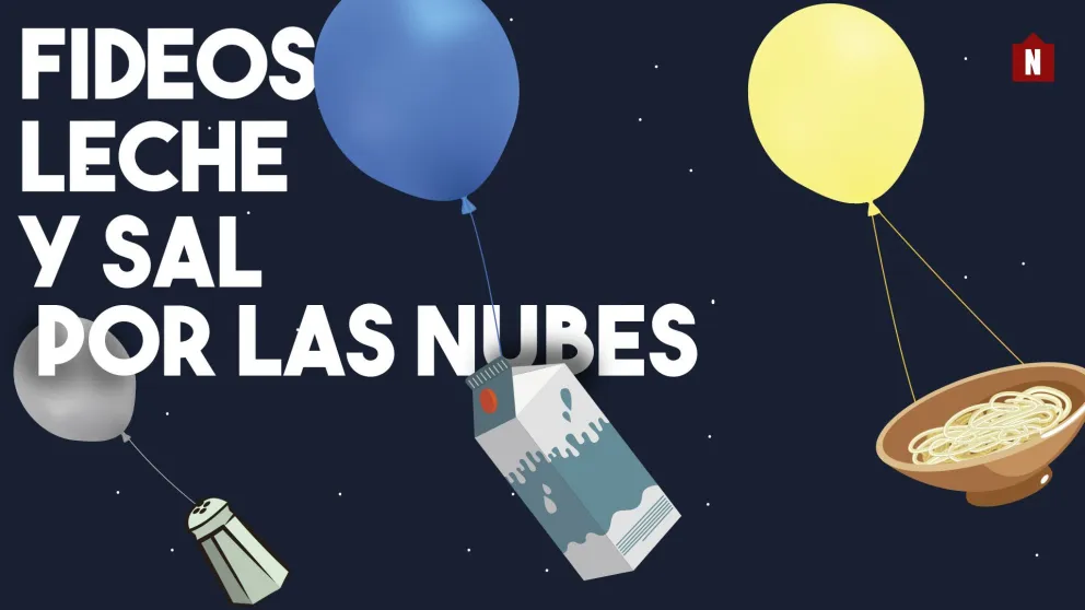 Fideos, leche y sal por las nubes