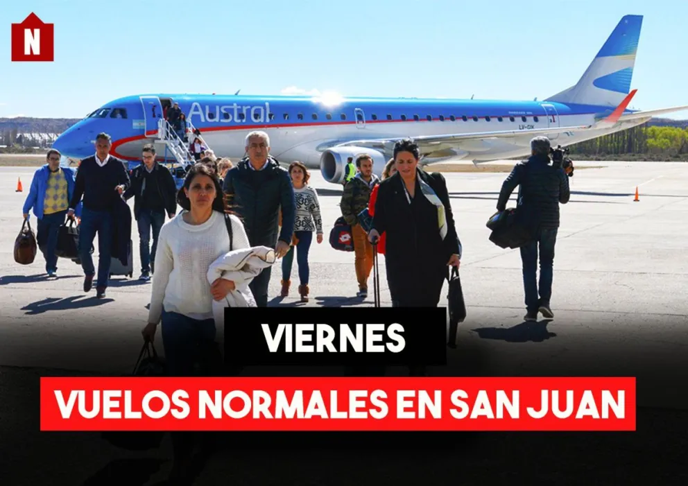 Viernes: hay vuelos