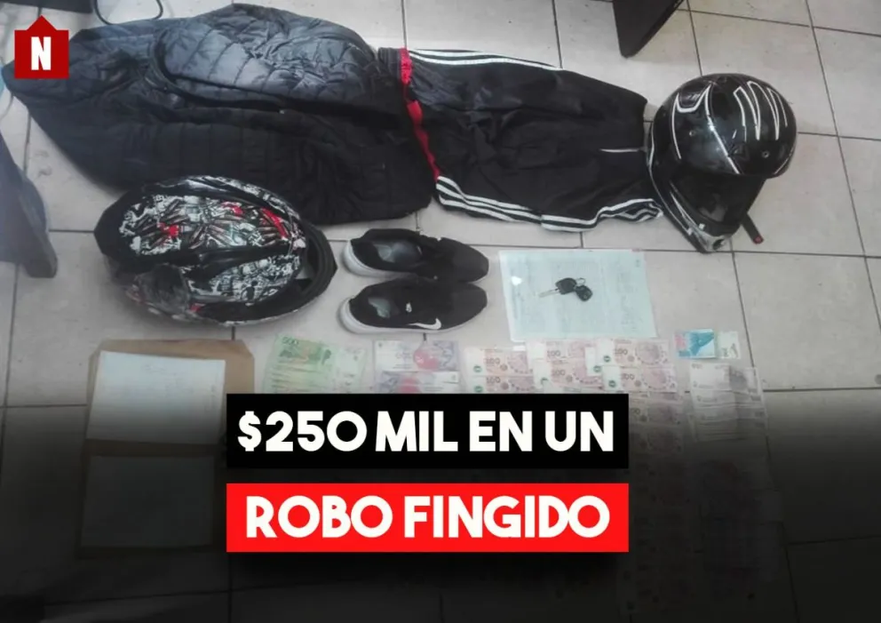 Fingió un robo con su hermano y se llevaron 250 mil pesos