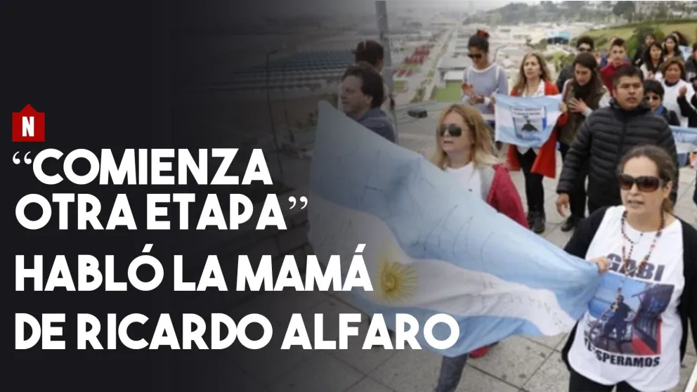 "Tenemos mucha angustia, comienza otra etapa", dijo la mamá de Ricardo Gabriel Alfaro