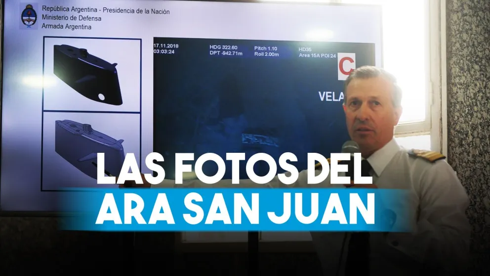 Las primeras fotos del ARA San Juan