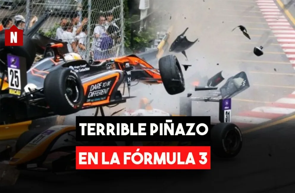 No podía faltar: tremendo piñazo en la Fórmula 3