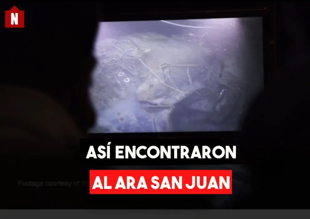 Así encontraron al submarino hundido: difundieron el video