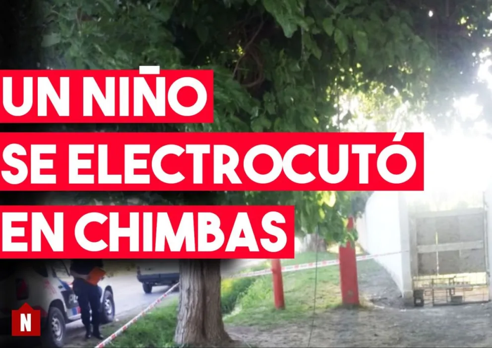 Se electrocutó un niño al tocar cables que estaban en el piso