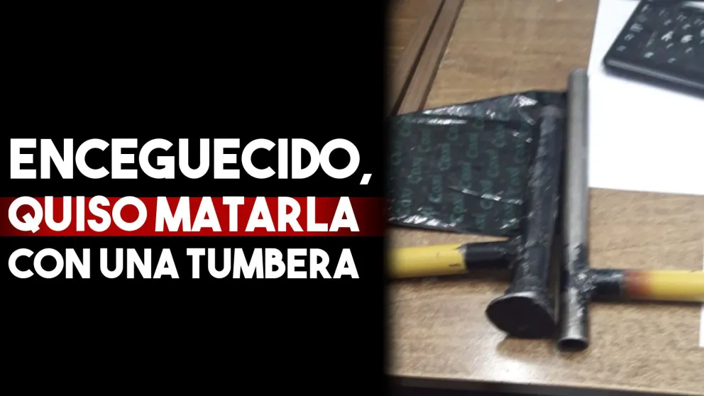 Quiso atacar a su expareja con un arma tumbera
