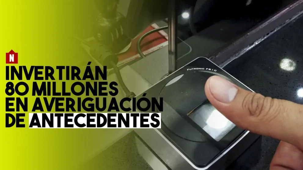 San Juan invertirá 80 millones de pesos en averiguación de antecedentes
